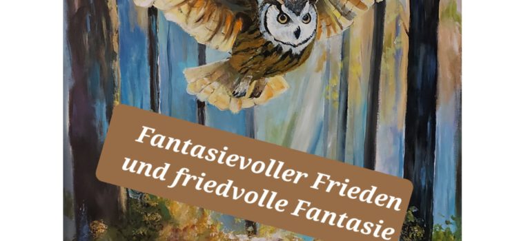 Fantasievoller Frieden und friedvolle Fantasie.